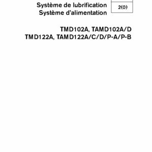 7739954 M.ATELIER D102-D122 Systéme Lubrification et Alimentation